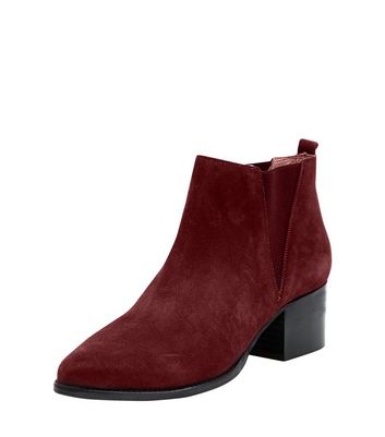 New look clearance red ankle boots