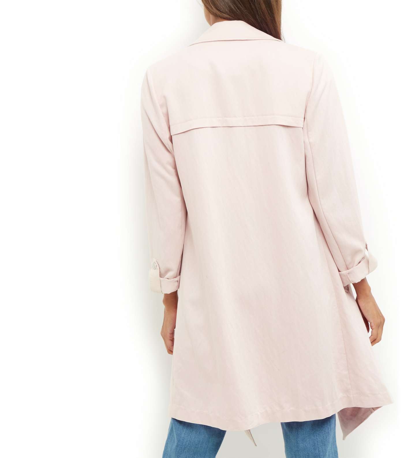 Shell Pink Waterfall Duster Coat  Image 4