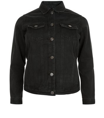 new look curve denim jacket