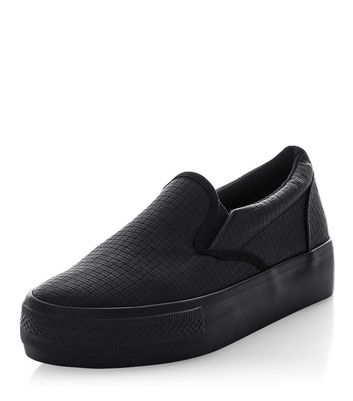 flatform slip on shoes