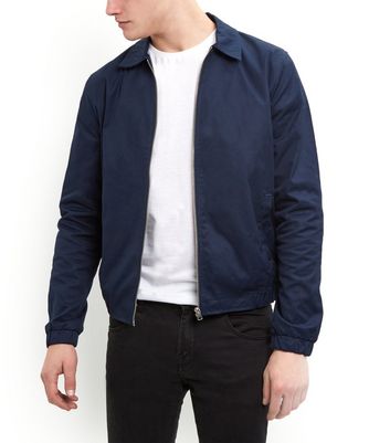 navy blue harrington jacket