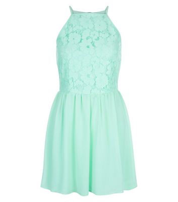 new look mint dress