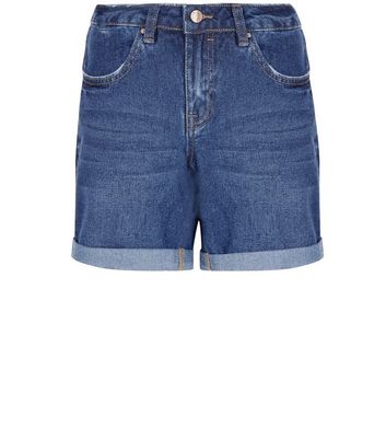 womens denim boyfriend shorts