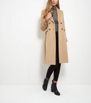 new look suede trench coat