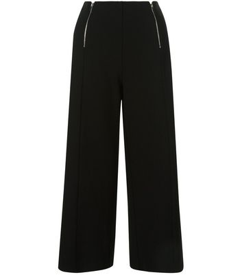 new look black work trousers