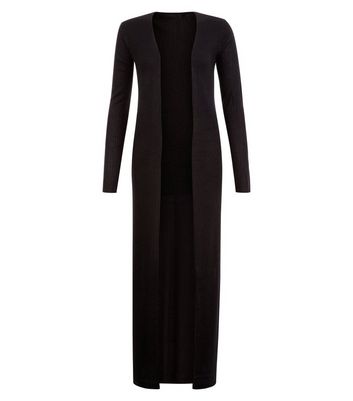 black maxi cardigan