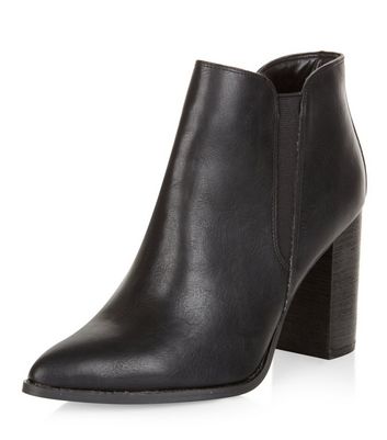 wide fit pointed boots
