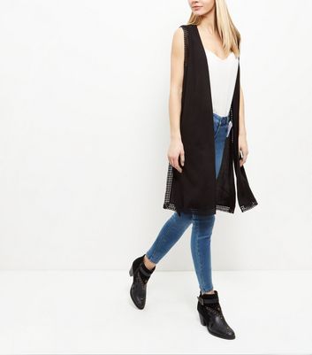 sleeveless cardigan new look