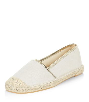 cream espadrilles