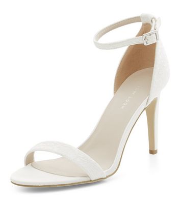 new look cream sandals