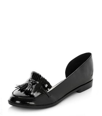 side cut out loafers