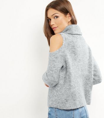 Cold shoulder jumper new on sale look