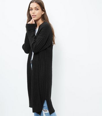 new look longline cardigan