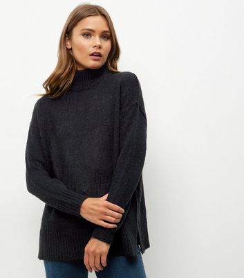 black roll neck long jumper - Quality assurance - OFF 64%