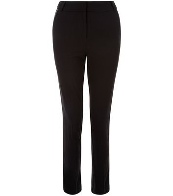 new look girls black trousers