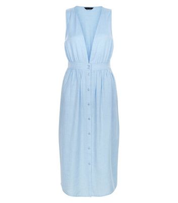 new look pale blue dress