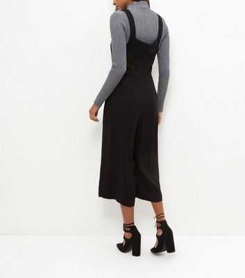 pinafore culotte jumpsuit