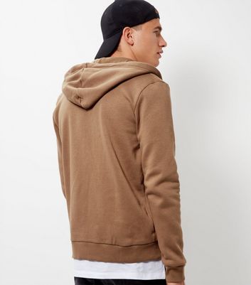 Camel zip 2024 up hoodie