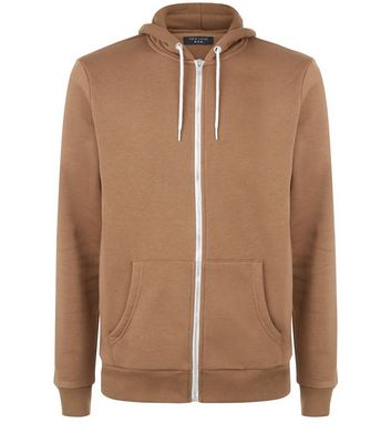 Camel zip 2025 up hoodie