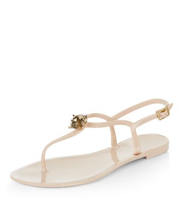 new look jelly sandals