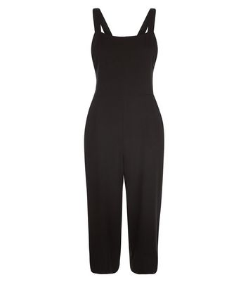 Black cheap pinafore jumpsuit