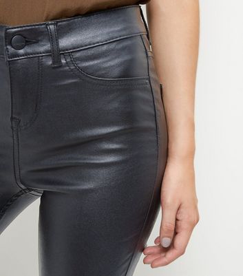 petite coated jeans