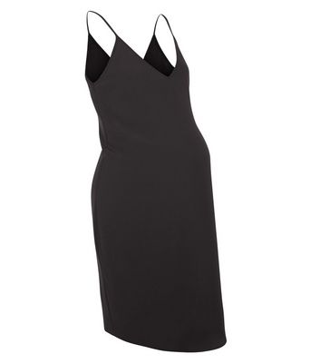 maternity slip dress white