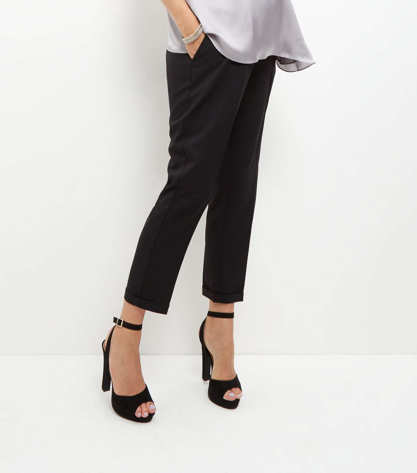 Maternity Black Over Bump Trousers
