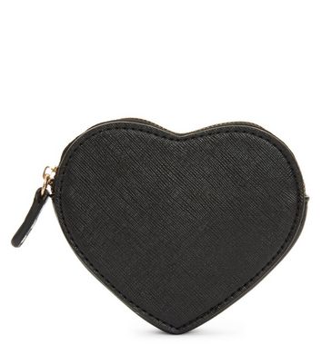 black heart purse