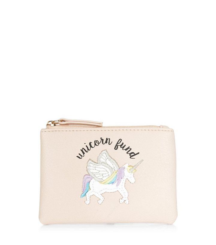 Stone Unicorn Fund Zip Top Coin Purse New Look
