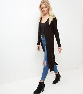 new look longline cardigan