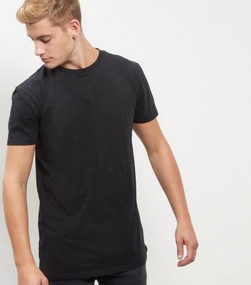 new look black t shirt