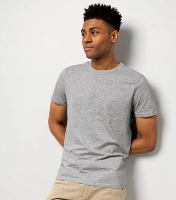 Grey Crew Neck T-Shirt | New Look