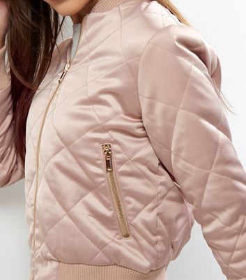 new look pink bomber jacket