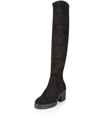 wide foot over the knee boots