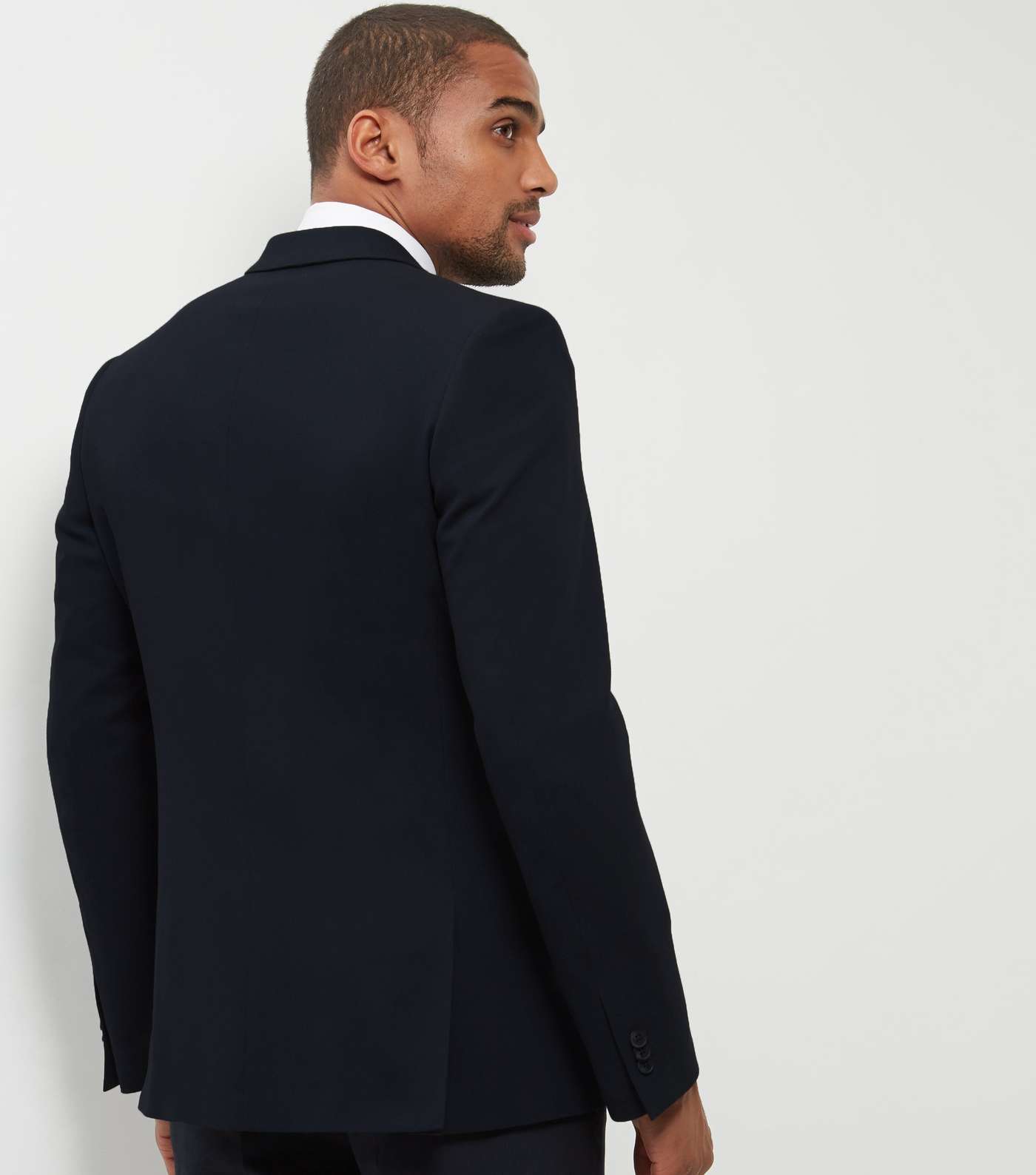 Blue Slim Fit Suit Jacket Image 3