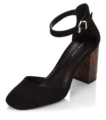 tortoiseshell heel pumps