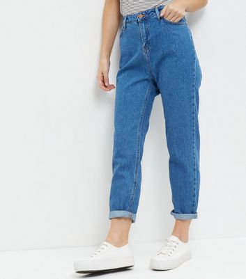 new look blue mom jeans