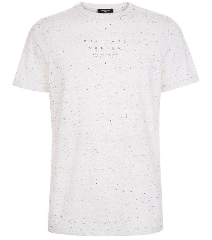 Cream Portland Oregon T Shirt New Look