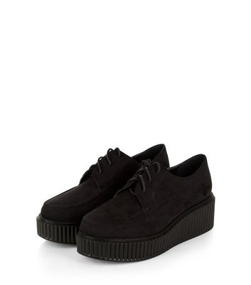 Womens cheap black creepers