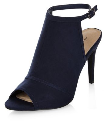 navy blue comfortable heels