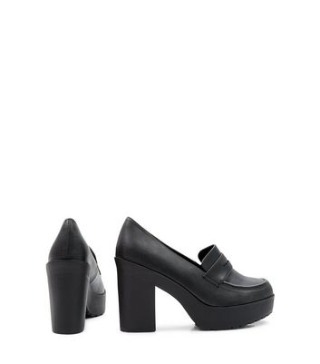 new look chunky heels