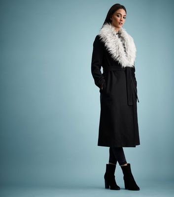 Black Belted Longline Coat | New Look Black Belted Longline Coat | New Look