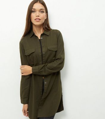 khaki shirt women
