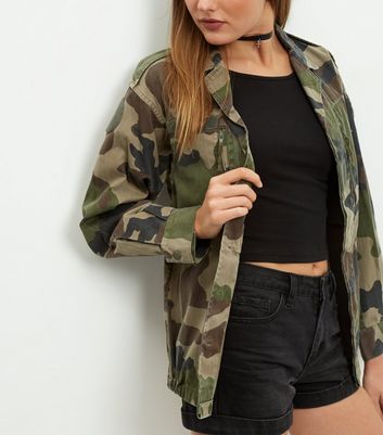 camo jacket oversized