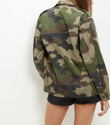 new look camo jacket