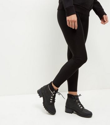 Black nylon cheap leggings