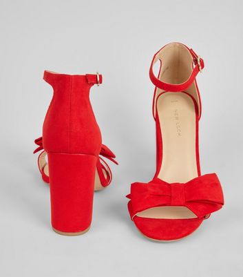 sandale talon rouge