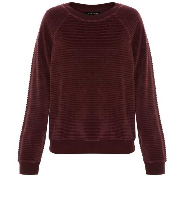 New look maroon velvet knit sweater (SOLD) Price:2250/- Length front:22  Back:24 Chest:25