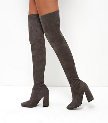 thigh high boots new look